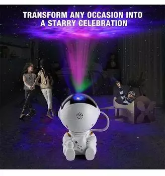 Светодиодный звездный проектор для спальни, ночник Galaxy, космический проектор Astronaut, потолочный светильник Starry Nebula, домашний декор