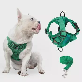 Светоотражающая дышащая шлейка для кошек и собак Medium