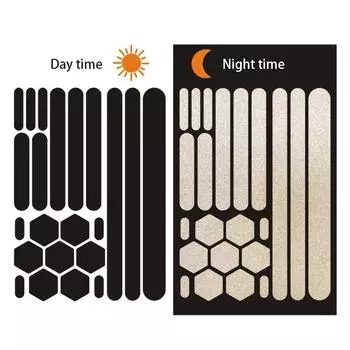 Светоотражающая лента для мотоциклетных шлемов для невидимых наклеек Самоклеящаяся светоотражающая лента для шлемов Наклейки для автомобилей и мотоциклов