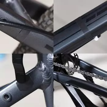 Светоотражающая лента для велосипедов Водонепроницаемые ночные светоотражатели Простые и эффективные самоклеящиеся светоотражатели для детских колясок чёрный