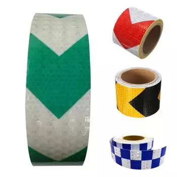 Светоотражающая лента со стрелкой для грузовика, велосипеда, предупреждающая клейкая наклейка 4#