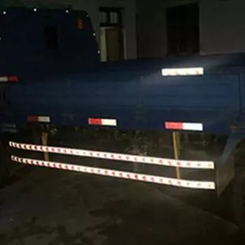 Светоотражающая лента со стрелкой, предупреждающая лента, наклейка для стайлинга автомобиля (Красный + белый)