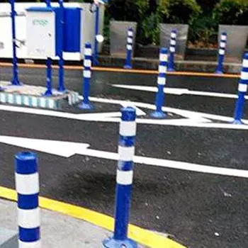 Светоотражающая лента со стрелкой, предупреждающая лента, наклейка для стайлинга автомобиля (Синий + белый)