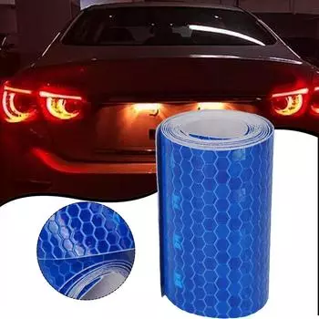 Светоотражающая наклейка безопасности Светоотражающая лента для автомобиля, велосипеда, ночного движения, предупреждение о безопасности красный