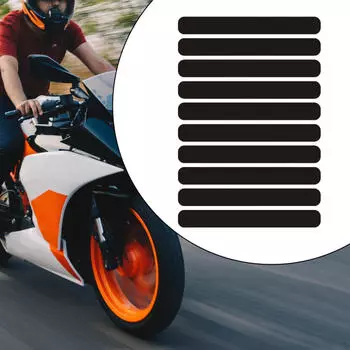 Светоотражающая наклейка, черная, аксессуары, многоцелевая, простая в установке, декоративная лента, наклейка для Length 8 cm