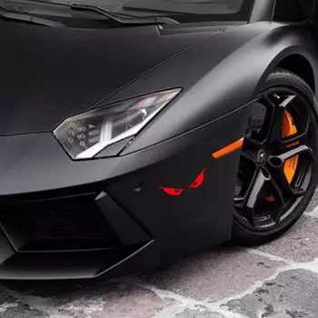 Светоотражающая наклейка для автомобиля, мотоциклетный шлем, сглаза, наклейка для тела, персонализированная декоративная наклейка красный