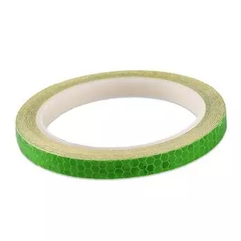 Светоотражающая наклейка для велосипеда, наклейка на колесо мотоцикла, наклейка на тело, защитная лента для ночной езды зелёный