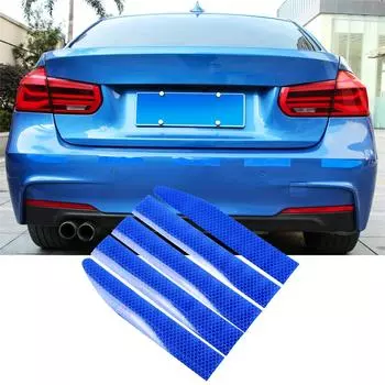 Светоотражающая наклейка на автомобиль 90 см светоотражающая предупреждающая лента безопасности анти-столкновения ночное предупреждение светоотражающая наклейка для багажника автомобиля красный