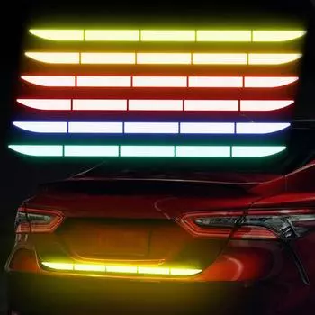 Светоотражающая наклейка на багажник автомобиля для Kia Rio K2 K3 Ceed Sportage 3 sorento cerato подлокотник Picanto Soul красный