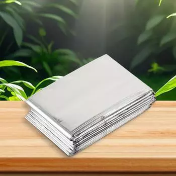 Светоотражающая пленка Светоотражающая пленка для палаток Садовая светоотражающая полиэфирная пленка Большая 130cm X 210cm