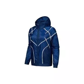 Светоотражающая ветровка для бега Nike 3M, женская верхняя одежда, синяя BV3829-407 L