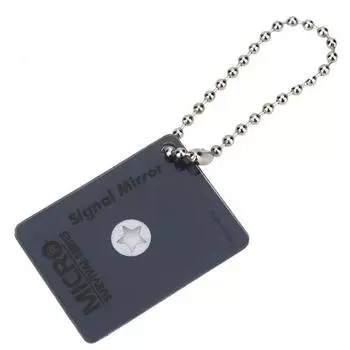 Светоотражающее наружное сигнальное зеркало, практичное зеркало для выживания, портативное спасательное зеркало для походов и кемпинга as picture