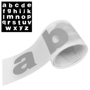 Светоотражающие аппликации на одежде, 26 букв алфавита, значки для одежды, нашивки, сделай сам, светоотражающая ткань, аксессуары для одежды, теплопередача, новая, моющаяся 100x3cm