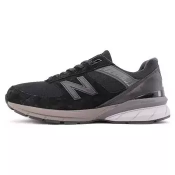 Светоотражающие кроссовки унисекс New Balance HAVEN x 990v5 Made in USA Черные темно-серые M990RB5