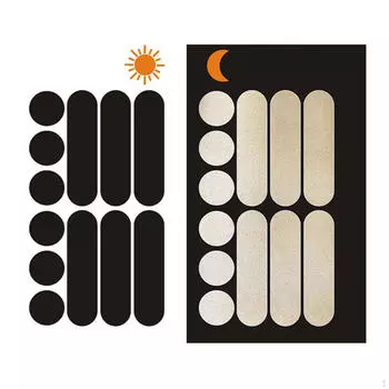 Светоотражающие наклейки для автомобилей и мотоциклов, черные наклейки, многофункциональные гибкие аксессуары для велоспорта.