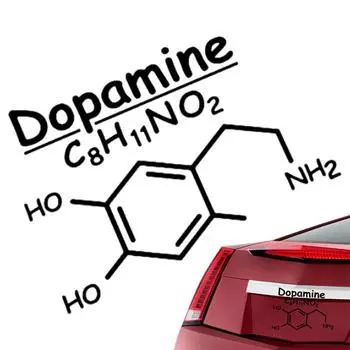Светоотражающие наклейки для мотоцикла, дофаминовое уравнение, наклейки для стайлинга автомобиля, всепогодное использование, светоотражающие полосы для мотоцикла белый