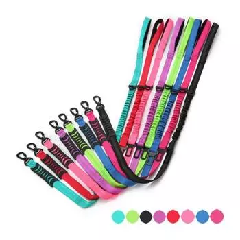 Светоотражающий поводок для собак, 150 см, поводок для собак без тяги, банджи для амортизации, поводки для дрессировки собак для крупных, средних и мелких пород