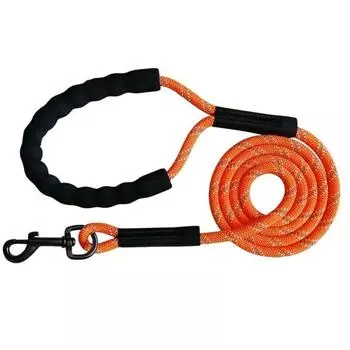 Светоотражающий поводок для собак 2/3/5/10/15/20 м, трос для кошек, оборудование для домашних животных, поводок для щенков 2m чёрный