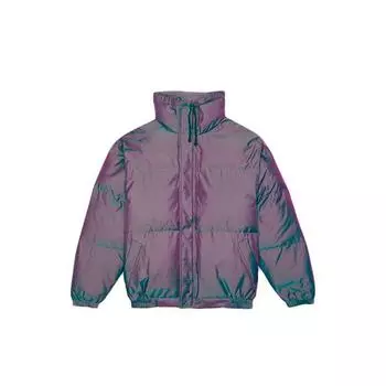 Светоотражающий пуховик Fear of God Essentials с логотипом, воротником-стойкой на молнии и теплым утолщенным низом на кулиске Верхняя одежда унисекс FOG-SS20-305 XL