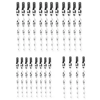 Светоотражающий стержень для отпугивания птиц, подвесной вращающийся отпугиватель птиц для сада, двора, сада Silver 4 Pcs