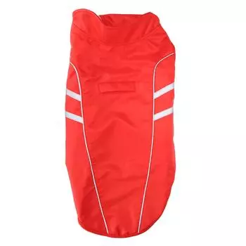 Светоотражающий жилет для собак, красный, водонепроницаемый, регулируемый, с высокой видимостью, одежда для активного отдыха на открытом воздухе S(for 2-4kg)