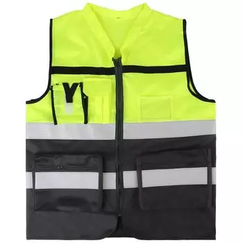 Светоотражающий жилет на 360 градусов, аварийный ремонт автомобиля, светоотражающий пояс, защитный жилет повышенной видимости L