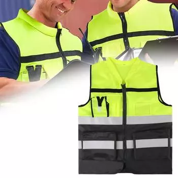 Светоотражающий жилет, светоотражающий пояс повышенной видимости, жилет безопасности на 360 градусов, средства обеспечения дорожного движения, аварийный ремонт автомобиля L