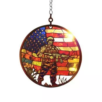 Светопрозрачные подвесные украшения - Пластиковые 2D плоские украшения - Односторонние 3,9-дюймовые рождественские украшения для стен и дверей One Size