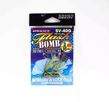 Световая бомба Decoy SV-40G с джиг-головкой, размер 4, 3/16 унции (1961)