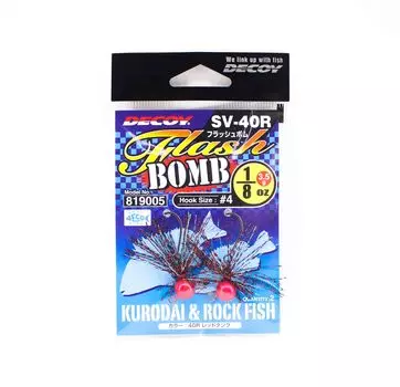 Световая бомба Decoy SV-40R с джиг-головкой, размер 4, 1/8 унции (9005)