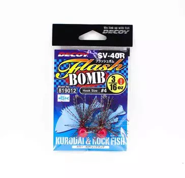 Световая бомба Decoy SV-40R с джиг-головкой, размер 4, 3/16 унции (9012)