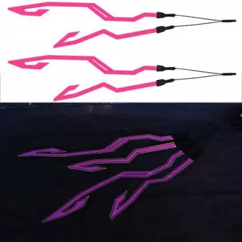 Световая полоса на шлеме, мигающая ПВХ, проста в использовании