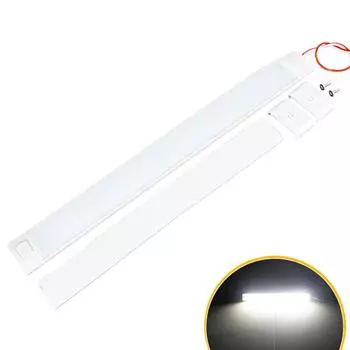 Световая полоса салона автомобиля с выключателем ВКЛ/ВЫКЛ для грузовика, автофургона, кемпера, лодки, каравана, автодома 120/168 светодиодов 12 В-85 В