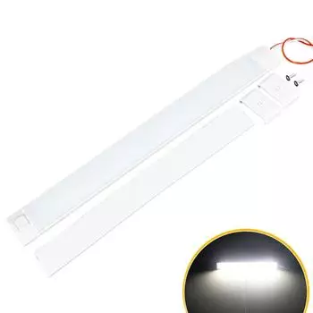 Световая полоса салона автомобиля с выключателем ВКЛ/ВЫКЛ для грузовика, автофургона, кемпера, лодки, каравана, автодома 120/168 светодиодов 12 В-85 В