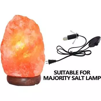 Световой шнур с регулировкой яркости, шнур питания с зажимом для регулировки яркости, подходит для всех хрустальных светильников, 5 футов One Size чёрный