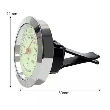 Световой термометр, гигрометр, Стайлинг автомобиля, автозапчасти, автомобильные украшения, аксессуары для интерьера, автомобильный зажим для вентиляционного отверстия Thermometer