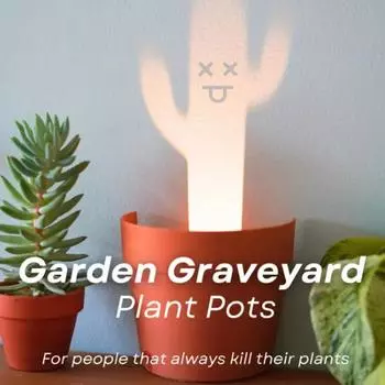 Световые проекции Растительный горшок Прикроватный цветочный горшок Проекционный светильник Лампа Прикроватный светильник для растений Светодиодная лампа для растений коричневый