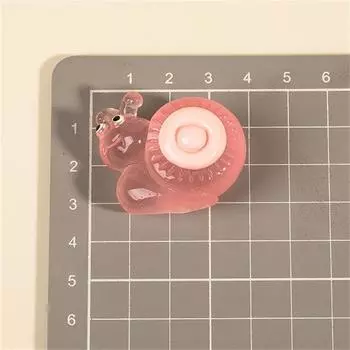 Светящаяся 3D мультяшная улитка Diy аксессуары кремовый клей брелок кулон микропейзаж кукольный домик игрушка