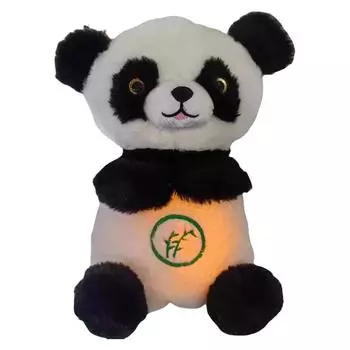 Светящаяся детская игрушка с дыхательным движением и звуком, милая мягкая игрушка для новорожденных