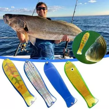 Светящаяся доска для дайвинга, прочные флешеры для ловли лосося, рыболовный троллинг, флешер для форели 25cm-style 2