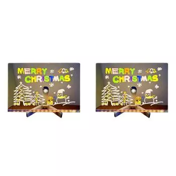 Светящаяся доска для заметок Акриловая доска для заметок для офиса Дома Школы (300*200*3мм)