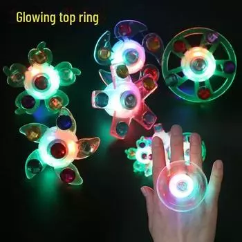 Светящаяся игрушка-кольцо гироскоп для детей - популярная вращающаяся игрушка