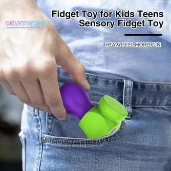 Светящаяся игрушка-молот для детей-подростков-светящиеся в темноте гравитационные игрушки-непоседа, красочная сенсорная игрушка-молот для мальчиков и девочек D