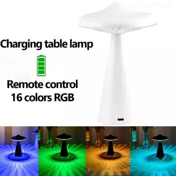 светящаяся креативная маленькая настольная световая полоса сенсорная 16-цветная световая атмосфера спальня свет уличный кемпинг ночной светильник Type-C charging