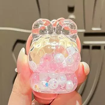 Светящаяся Лилит в масле креативный брелок с изображением зыбучих песков светящаяся в темноте взрывная вспышка зыбучие пески бутылка игрушки подвеска фиолетовый