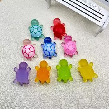 Светящаяся маленькая черепашка Мультяшные украшения Маленькие игрушки Декоративные аксессуары Настольные декоративные украшения Украшения для автомобиля