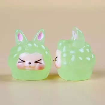 Светящаяся милая кукла Diy Jewelry брелок подвеска настольный автомобиль маленькие украшения игрушки чёрный