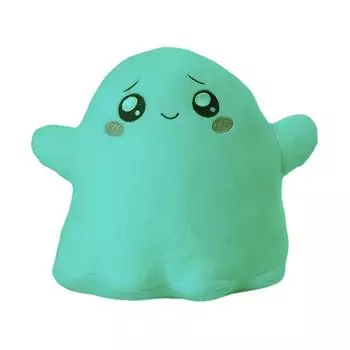 Светящаяся мультяшная плюшевая кукла со съемным головным убором Игрушка-кукла Flurry в ночном рождественском подарке