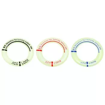 Светящаяся наклейка на крышку замка зажигания, автомобильный ключ, светящееся защитное украшение, флуоресцентные наклейки на брелок для ключей с автозапуском красный