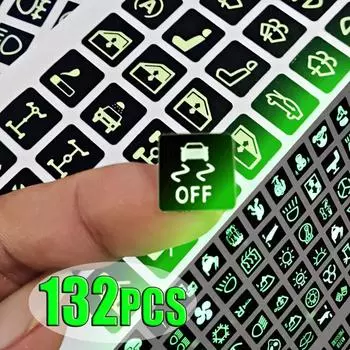 Светящаяся наклейка на кулисный переключатель ПВХ наклейка на автомобиль грузовик приборная панель цепи наклейка украшение автомобильный стилист аксессуары морская лодка